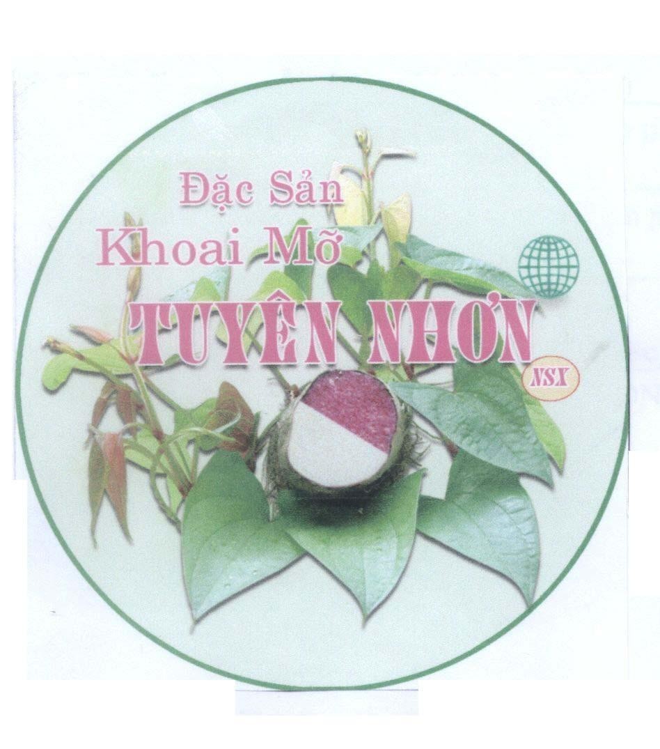 Mẫu nhãn hiệu Tuyên Nhơn Đặc Sản Khoai Mỡ NSX