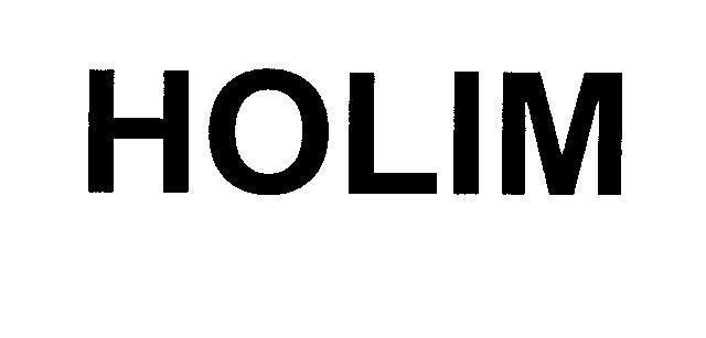 Mẫu nhãn hiệu HOLIM