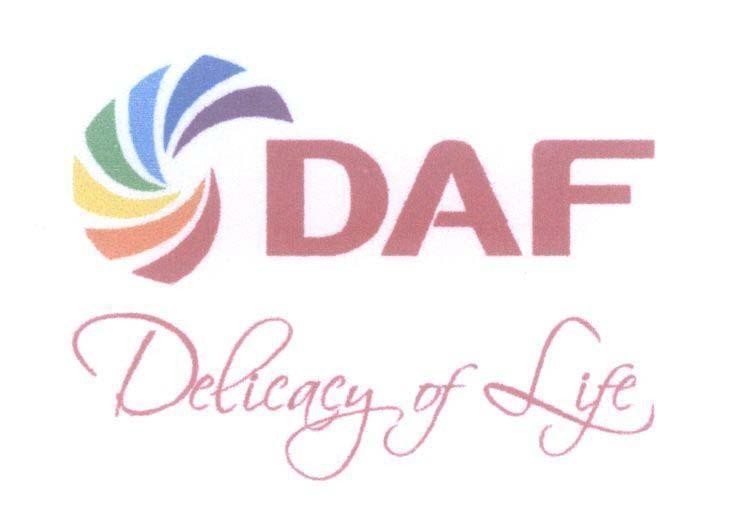 Mẫu nhãn hiệu DAF Delicacy of Life