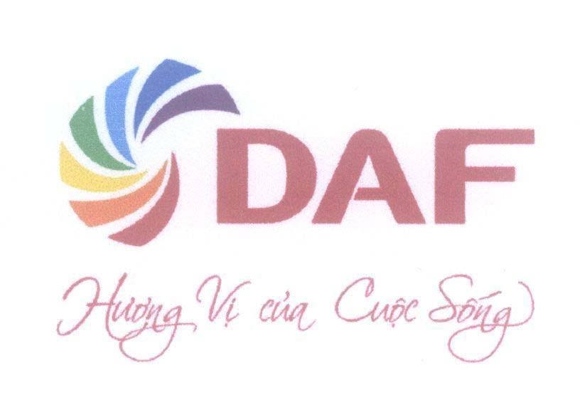 Mẫu nhãn hiệu DAF Hương Vị của Cuộc Sống