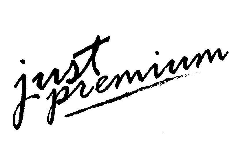 Mẫu nhãn hiệu just premium