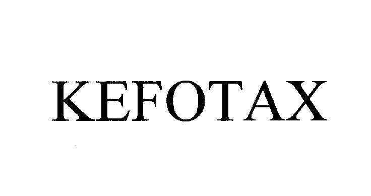 Mẫu nhãn hiệu KEFOTAX