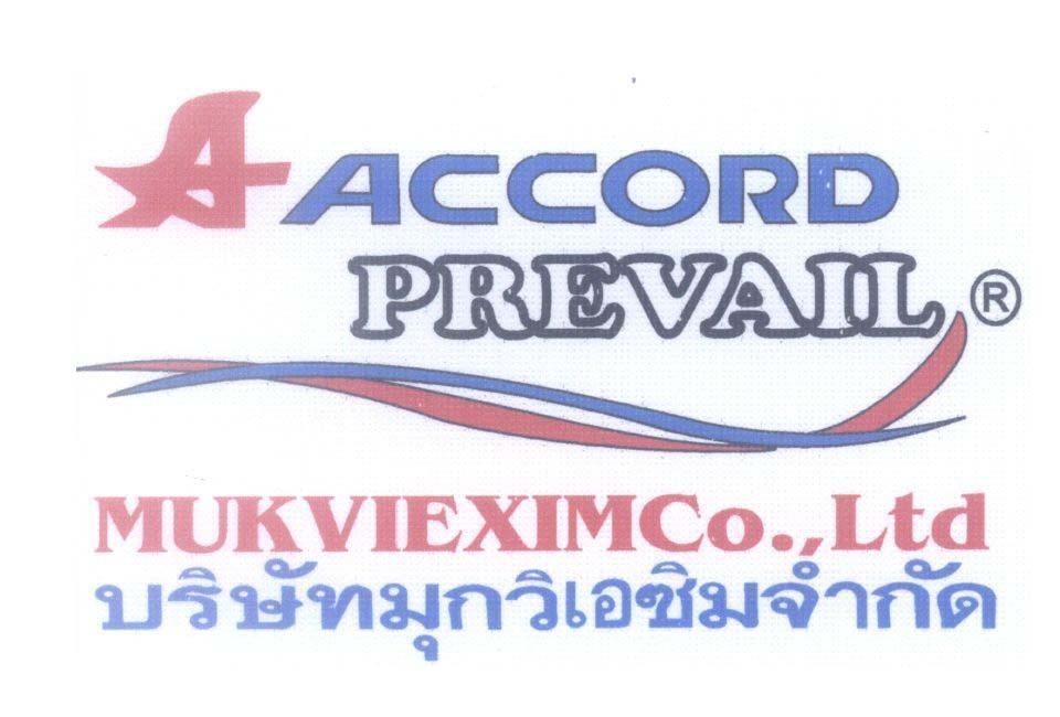 Mẫu nhãn hiệu A ACCORD PREVAIL MUKVIEXIMCo., Ltd