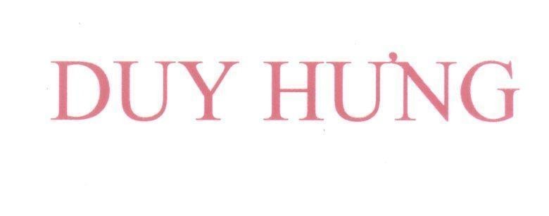 Mẫu nhãn hiệu DUY HƯNG