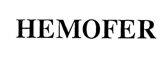 Mẫu nhãn hiệu HEMOFER