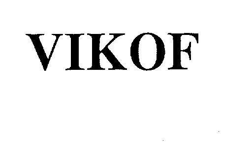 Mẫu nhãn hiệu VIKOF