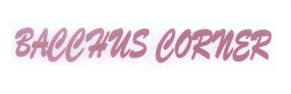 Mẫu nhãn hiệu BACCHUS CORNER