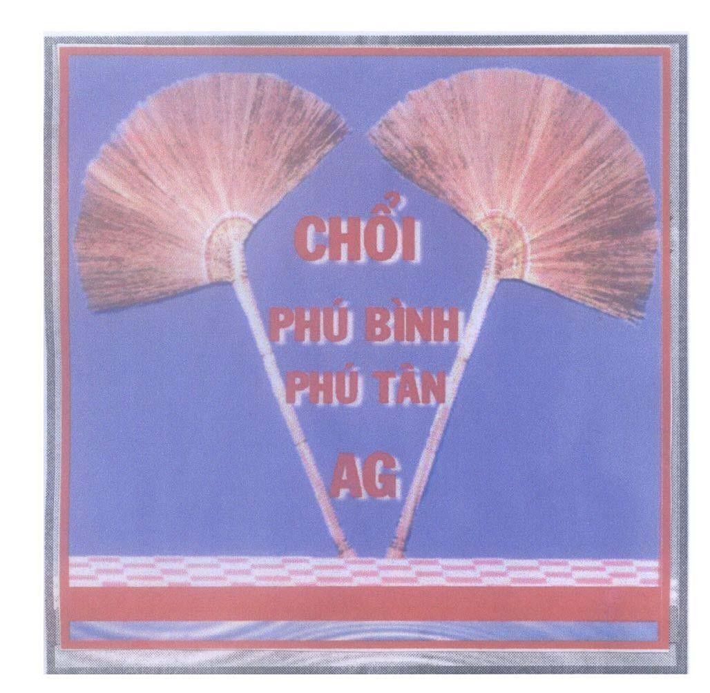 Mẫu nhãn hiệu Chổi Phú Bình Phú Tân AG