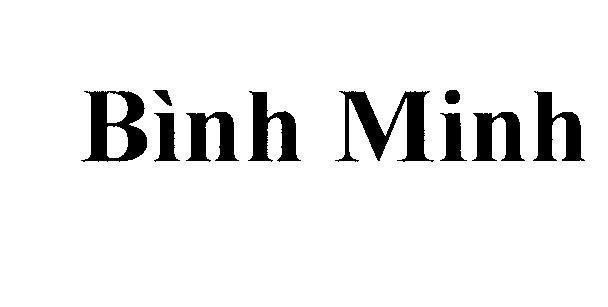 Mẫu nhãn hiệu Bình Minh