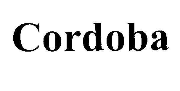 Mẫu nhãn hiệu Cordoba