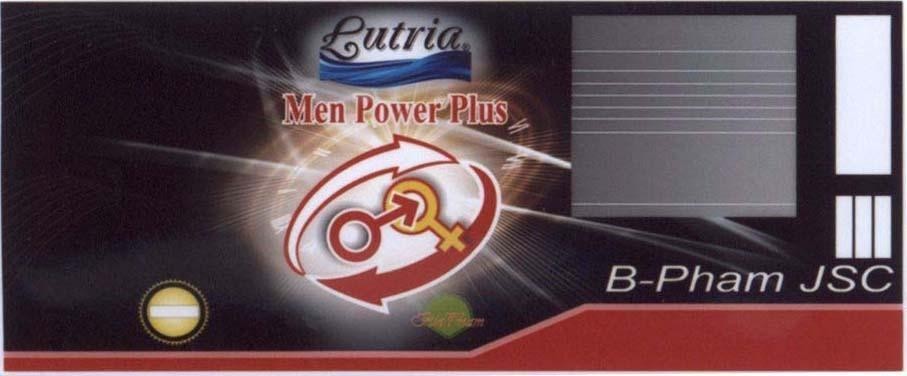 Mẫu nhãn hiệu Lutria BioPharm B-Pham JSC Men Power Plus