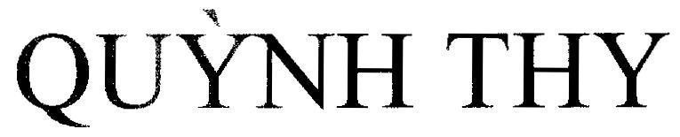 Mẫu nhãn hiệu Quỳnh Thy