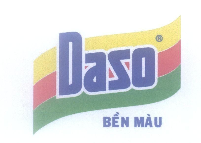 Mẫu nhãn hiệu DASO Bền Màu