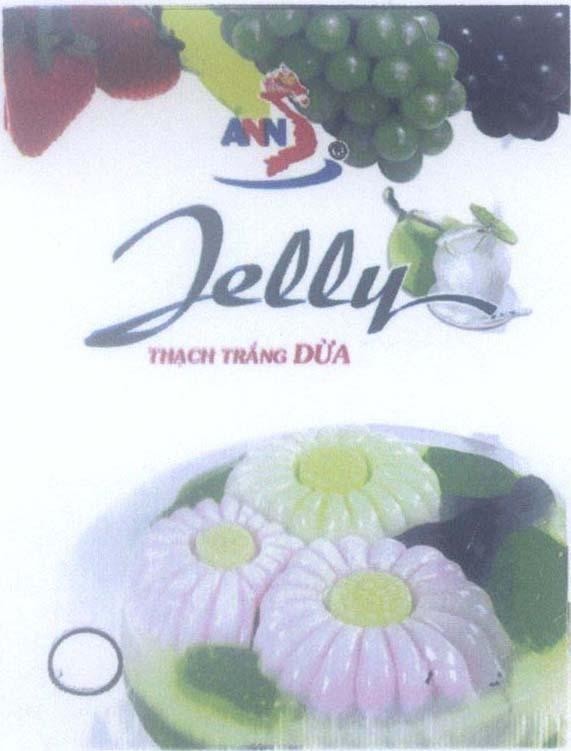 Mẫu nhãn hiệu ANN Jelly Thạch Trắng Dừa