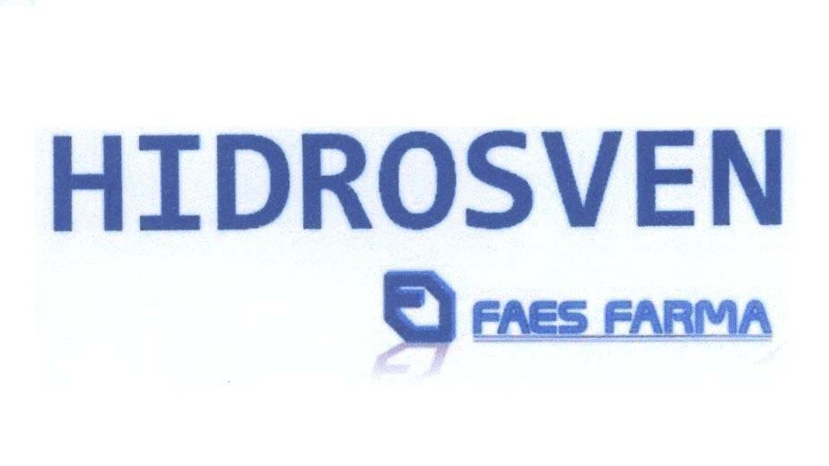 Mẫu nhãn hiệu HIDROSVEN FAES FARMA