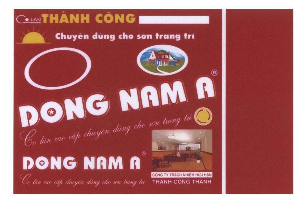 Mẫu nhãn hiệu DONG NAM A Cọ Lăn Thành Công Công ty trách nhiệm hữu hạn Thành Công Thành Cọ lăn cao cấp chuyên dùng cho sơn trang trí