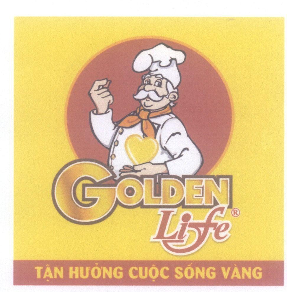 Mẫu nhãn hiệu GOLDEN Life Tận Hưởng Cuộc Sống Vàng