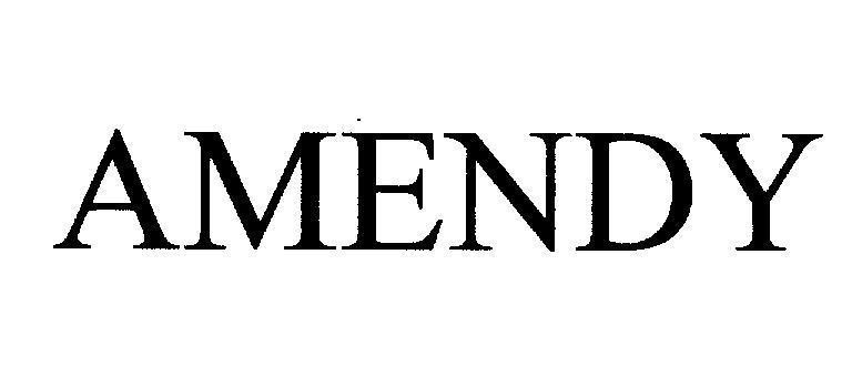 Mẫu nhãn hiệu AMENDY