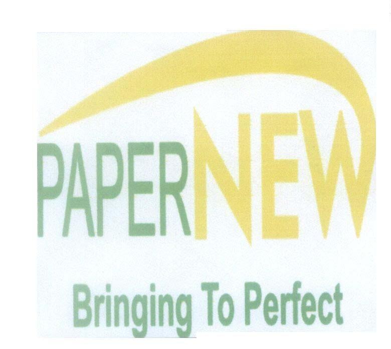 Mẫu nhãn hiệu PAPER NEW Bringing To Perfect