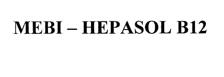 Mẫu nhãn hiệu MEBI - HEPASOL B12