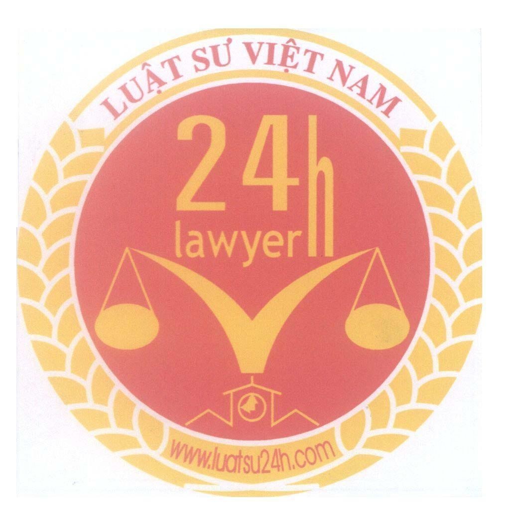 Mẫu nhãn hiệu 24h lawyer V Luật Sư Việt Nam www.luatsu24h.com