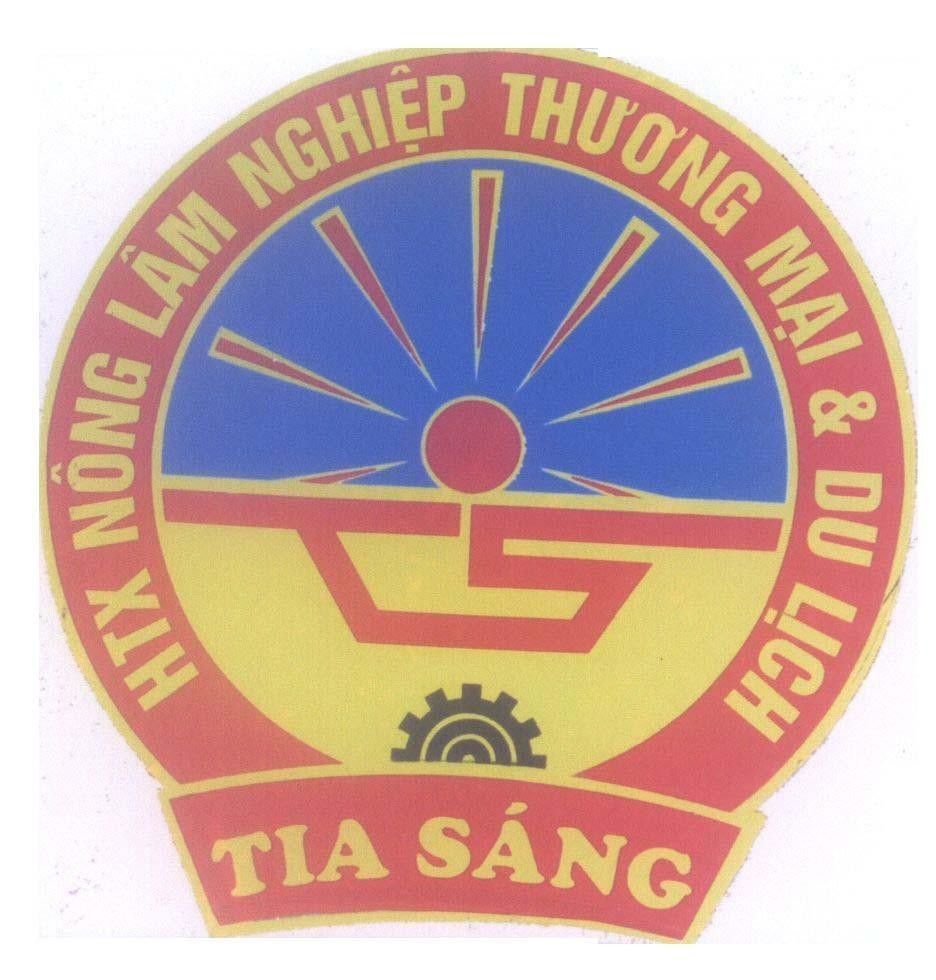 Mẫu nhãn hiệu TS Tia Sáng HTX Nông Lâm Nghiệp Thương Mại & Du Lịch