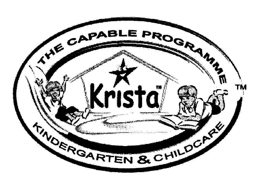 Mẫu nhãn hiệu Krista THE CAPABLE PROGRAMME KINDERGARTEN & CHILDCARE