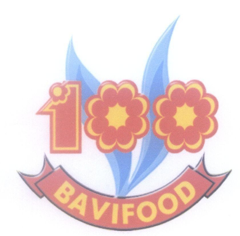 Mẫu nhãn hiệu 100 BAVIFOOD