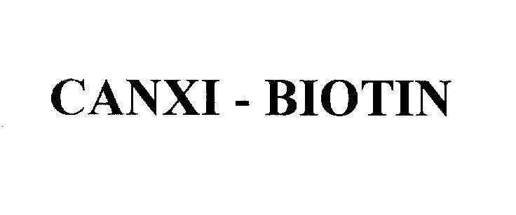 Mẫu nhãn hiệu CANXI - BIOTIN