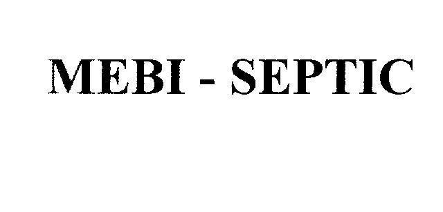 Mẫu nhãn hiệu MEBI - SEPTIC
