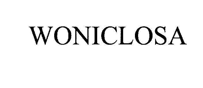 Mẫu nhãn hiệu WONICLOSA