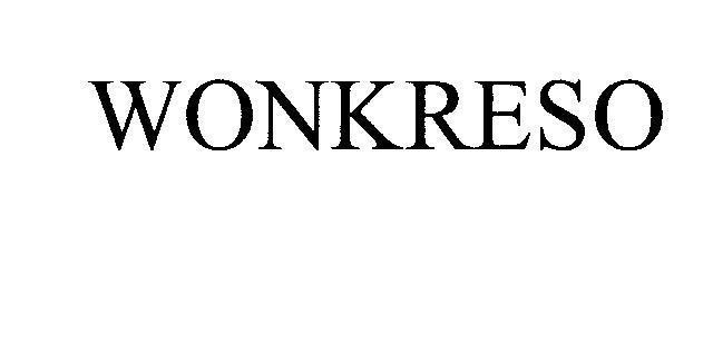 Mẫu nhãn hiệu WONKRESO