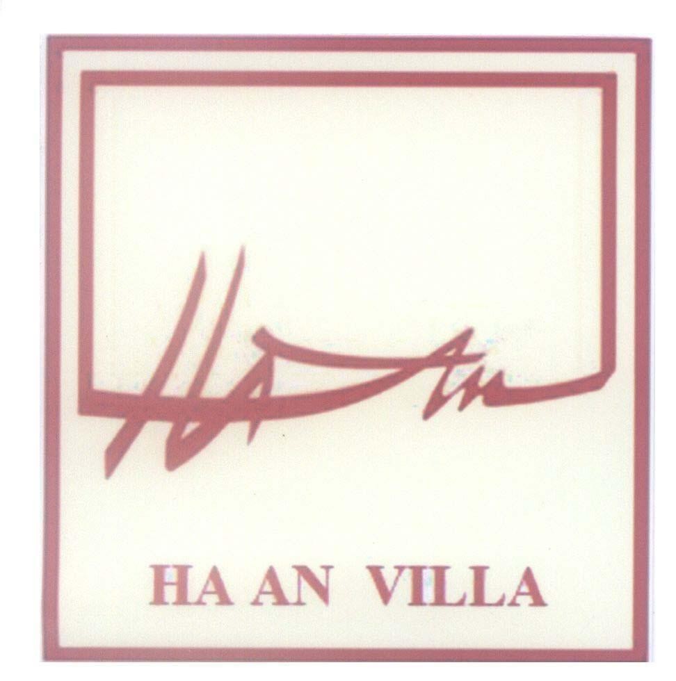 Mẫu nhãn hiệu Hà An HA AN VILLA