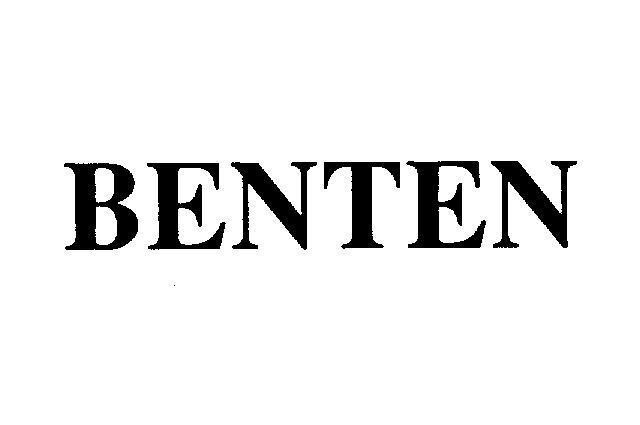 Mẫu nhãn hiệu BENTEN