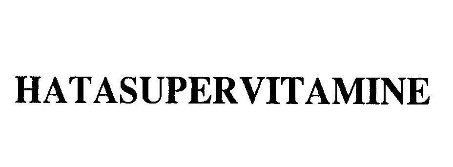 Mẫu nhãn hiệu HATASUPERVITAMINE