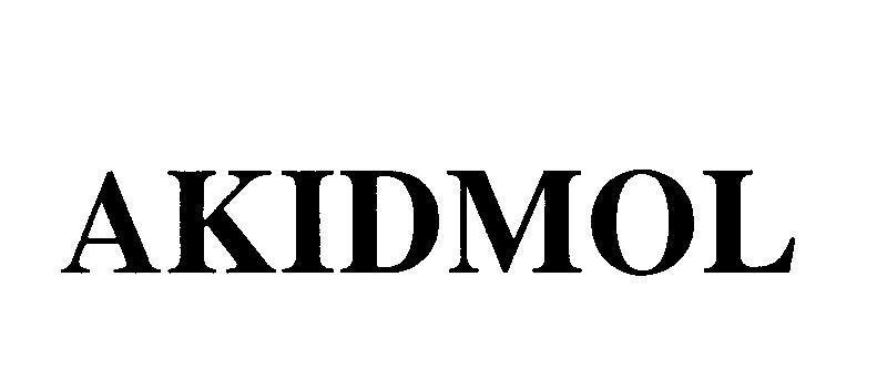Mẫu nhãn hiệu AKIDMOL