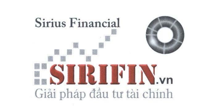 Mẫu nhãn hiệu SIRIFIN.vn Sirius Financial giải pháp đầu tư tài chính
