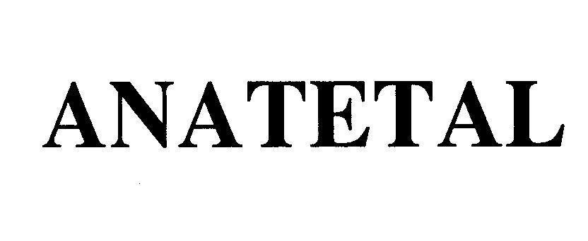Mẫu nhãn hiệu ANATETAL
