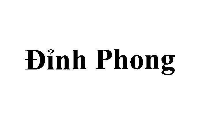 Mẫu nhãn hiệu Đỉnh Phong