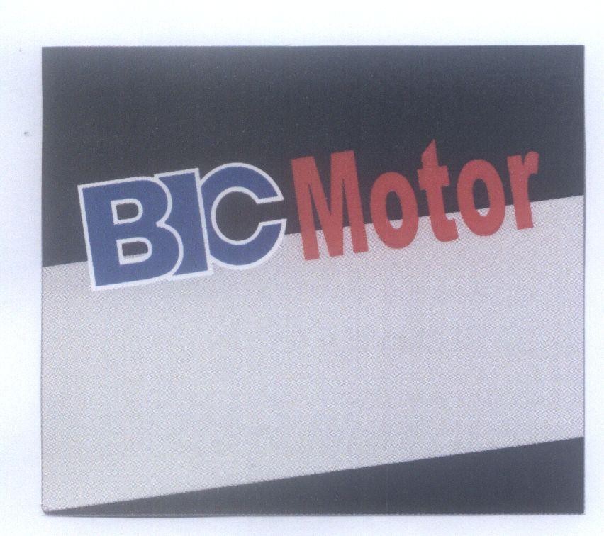Mẫu nhãn hiệu BIC Motor