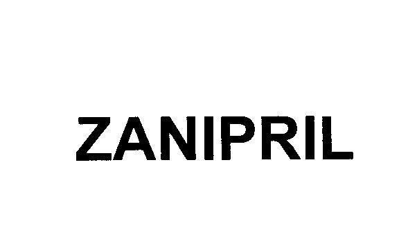 Mẫu nhãn hiệu ZANIPRIL