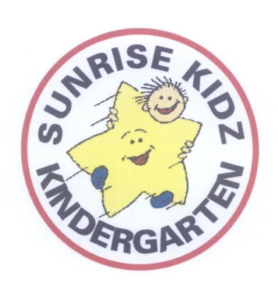 Mẫu nhãn hiệu SUNRISE KIDZ KINDERGARTEN