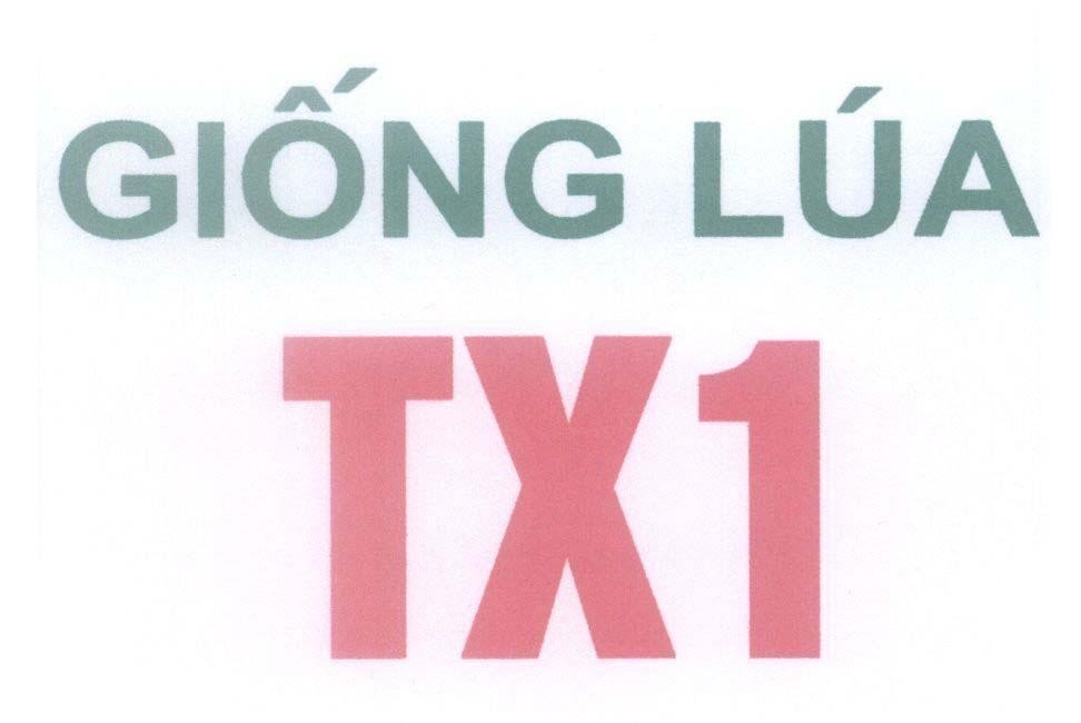 Mẫu nhãn hiệu Giống Lúa TX1