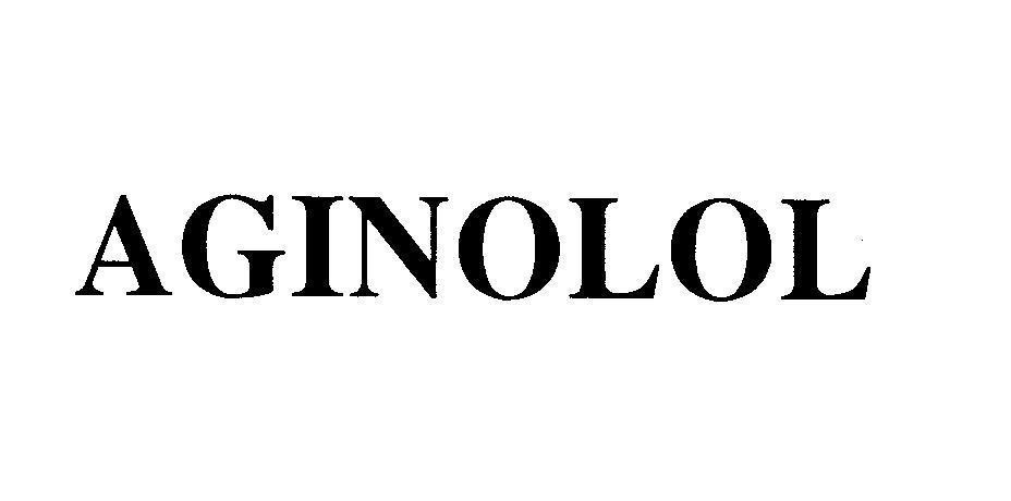 Mẫu nhãn hiệu AGINOLOL