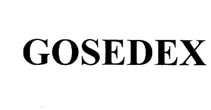 Mẫu nhãn hiệu GOSEDEX