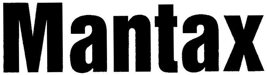 Mẫu nhãn hiệu Mantax