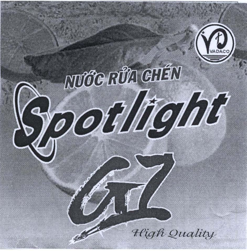 Mẫu nhãn hiệu G7 Spotlight Nước Rửa Chén V VADACO High Quality