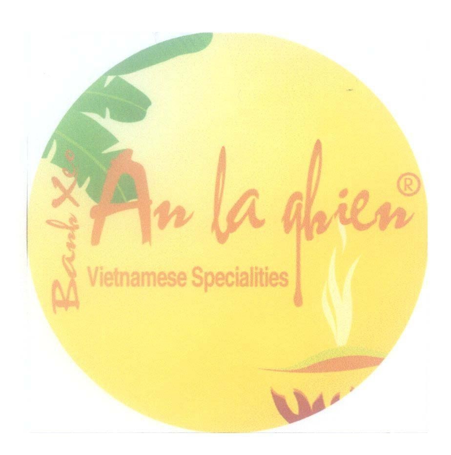 Mẫu nhãn hiệu An la ghien Vietnamese Specialities Bánh Xèo