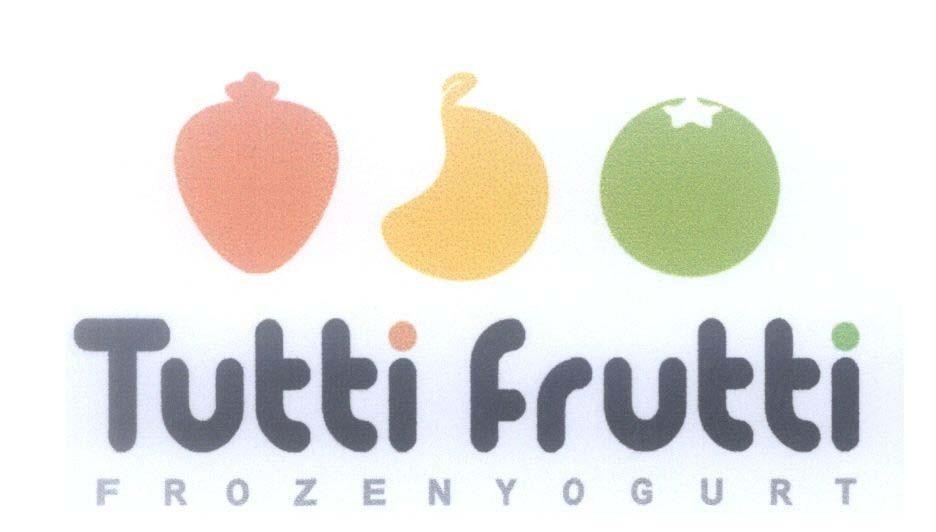 Mẫu nhãn hiệu Tutti Frutti FROZEN YOGURT