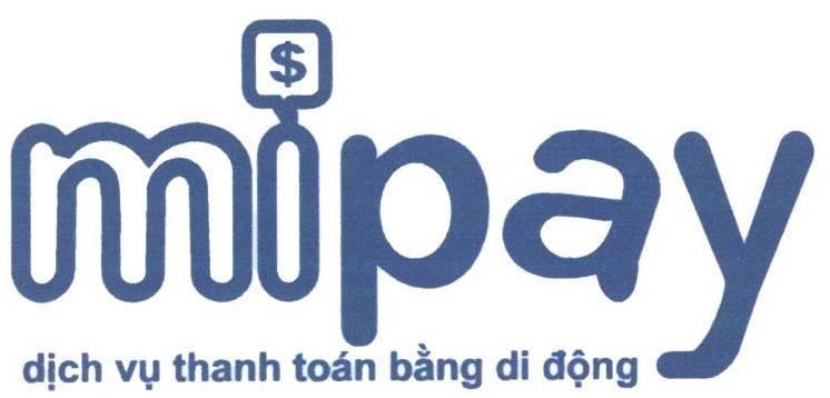 Mẫu nhãn hiệu mipay dịch vụ thanh toán bằng di động $
